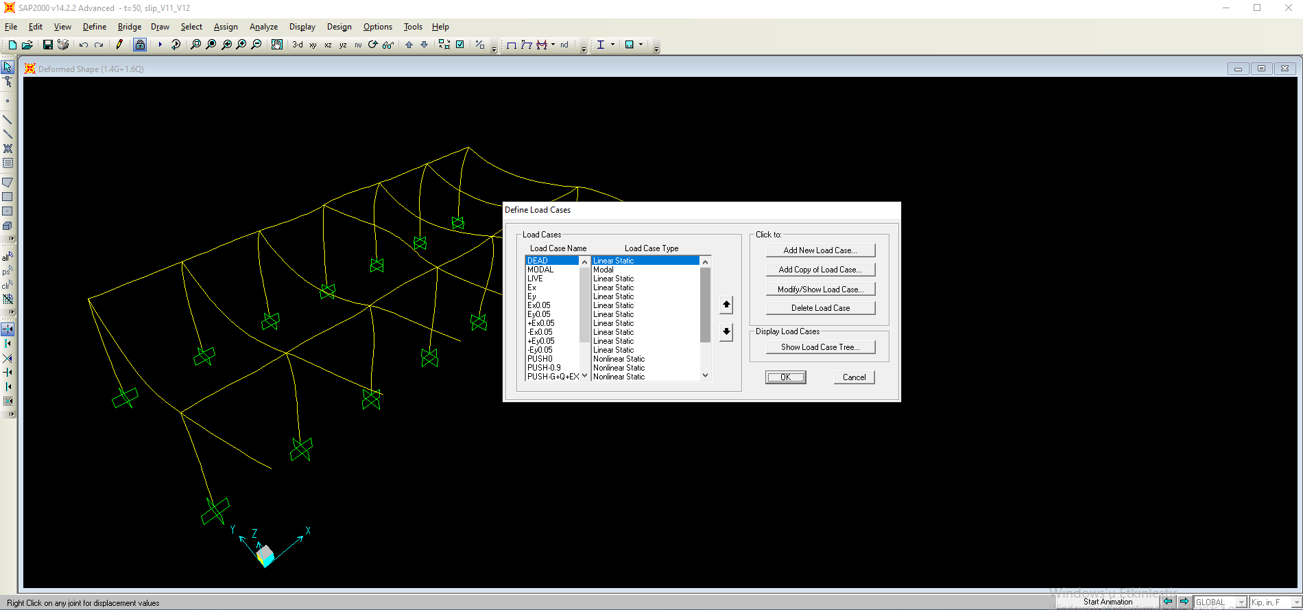 SAP 2000 modeling with slip displacement — image 3