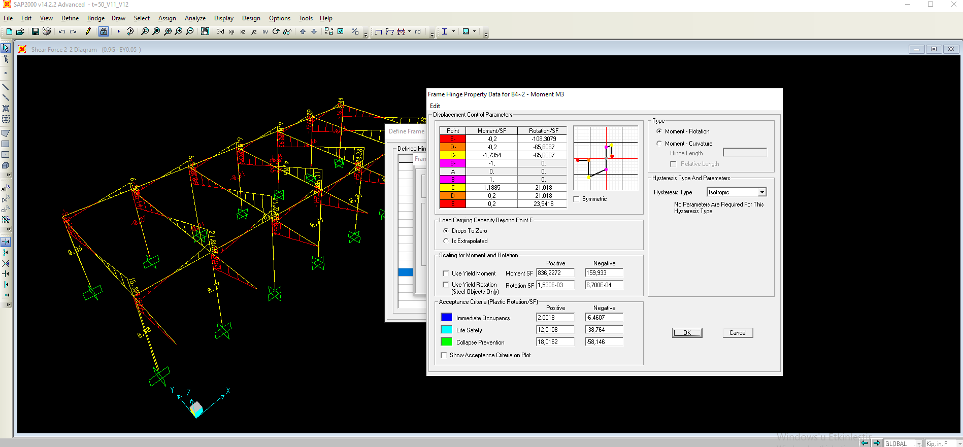 SAP 2000 modeling without slip displacement — image 2