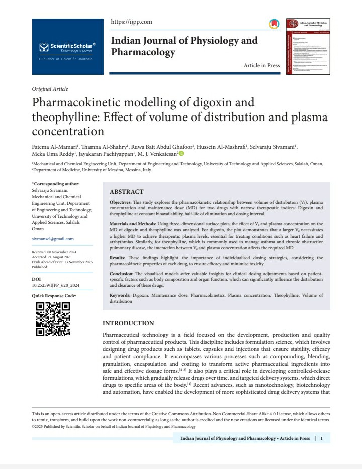 Pharmacokinetics